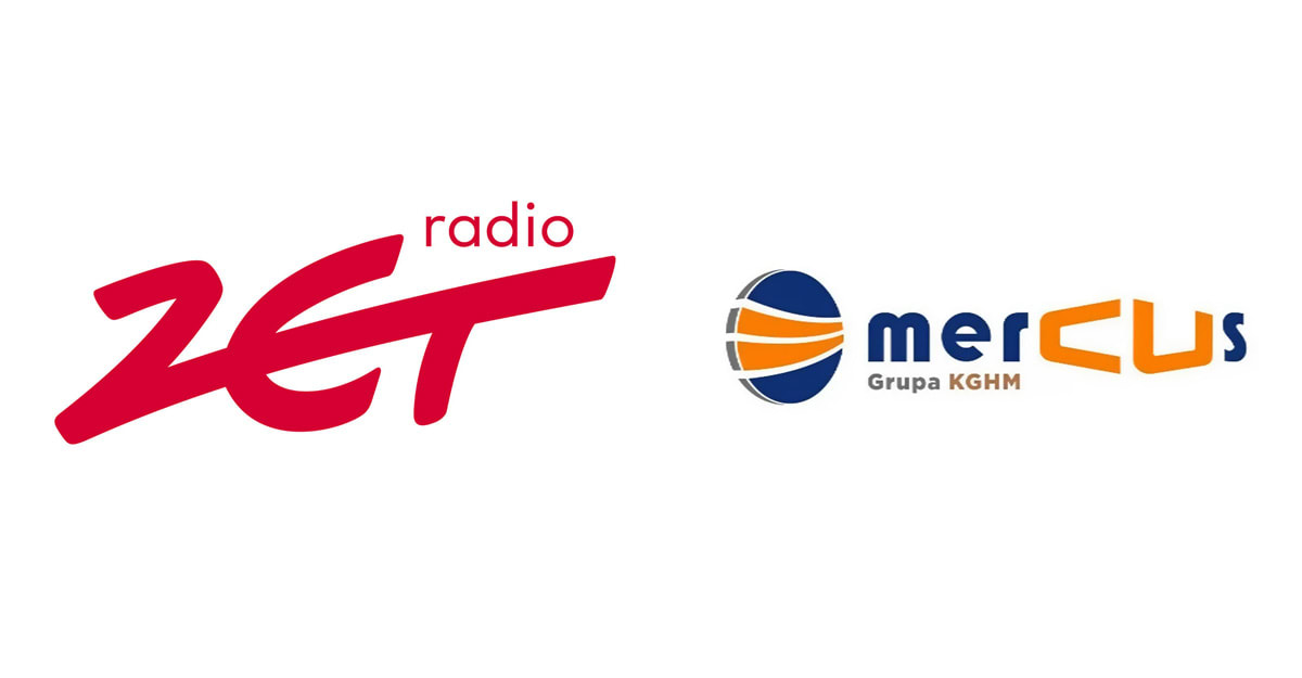 na zdjęciu widać logo galerii RADIA ZET oraz MERCUS GRUPA KGHM